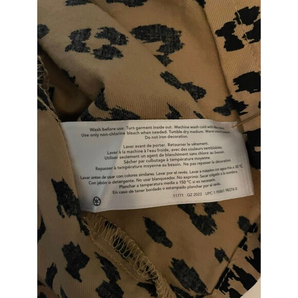 Carter's Kid Girls Leopard Print Dress Size 8 NWT Cotton Casual Party Cute - Picture 5 of 11